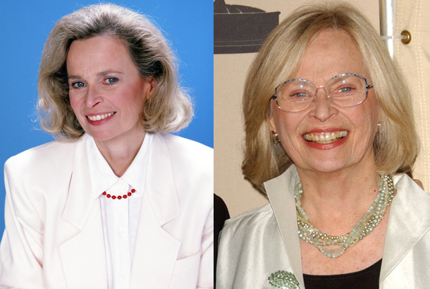 Bonnie Bartlett as Ellen Craig on St. Elsewhere in 1986 and Bonnie Bartlett in 2007