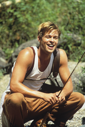 THEN: Brad Pitt as Paul Maclean in A River Runs Through It—19928