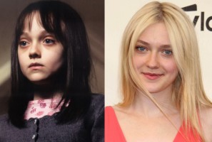 Dakota Fanning as Emily in 2005’s Hide and Seek and Dakota Fanning in 2012
