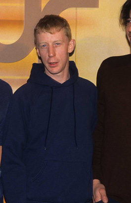 Dave Rowntree Performing with Blur in 1997