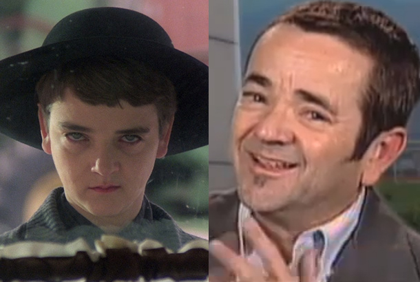 John Franklin as Isaac in 1984’s Children of the Corn and John Franklin Now
