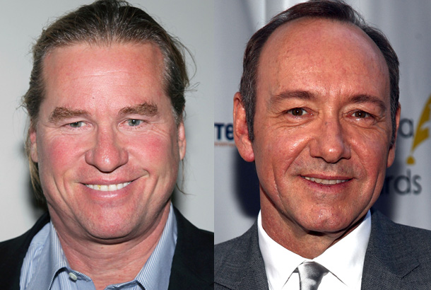Val Kilmer and Kevin Spacey in 2012