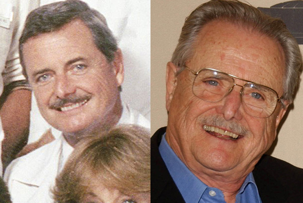 William Daniels as Dr. Mark Craig on St. Elsewhere in 1983 and William Daniels in 2007
