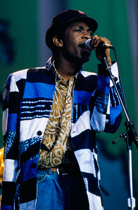 Youssou N’Dour Performing in 1988