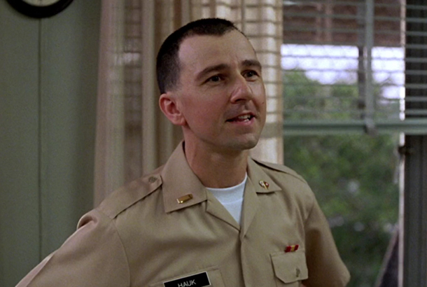 Bruno Kirby as Lieutenant Steven Hauk in Good Morning, Vietnam (1987)