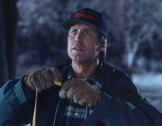 Chevy Chase as Clark Griswold in 1989