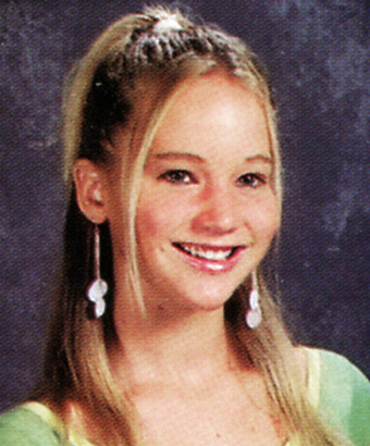 Jennifer Lawrence 8th Grade 2005 Kammerer Middle School, Louisville, KY